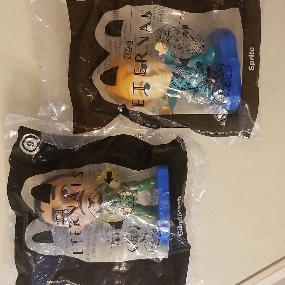 (2) Marvel Eternals McDonald Toys